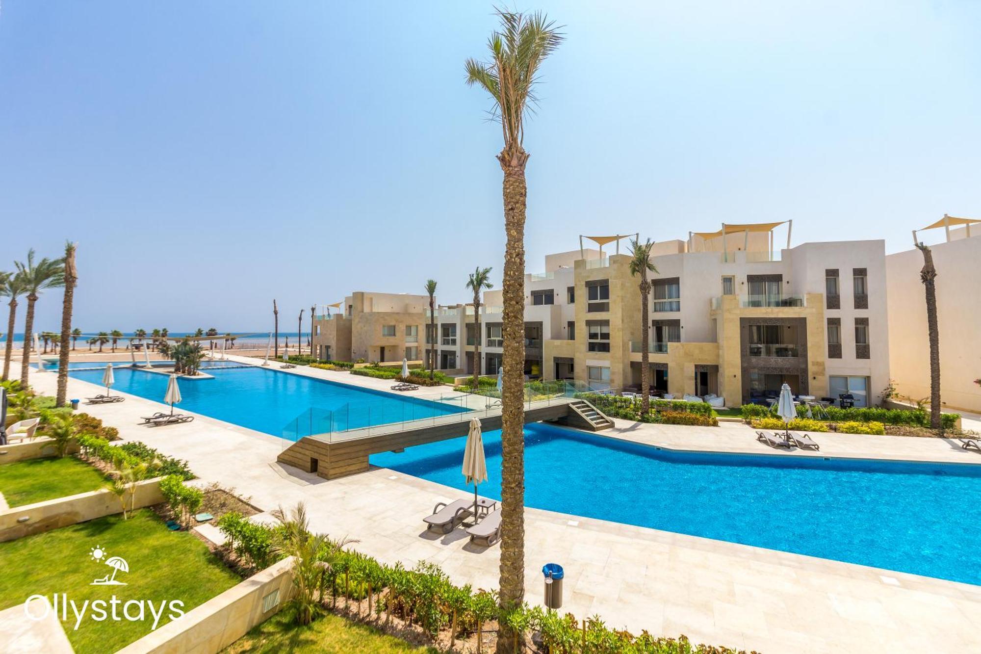 Ollystays Mangroovy Seaview 2Br Beach And Pool Free Access 洪加達 外观 照片